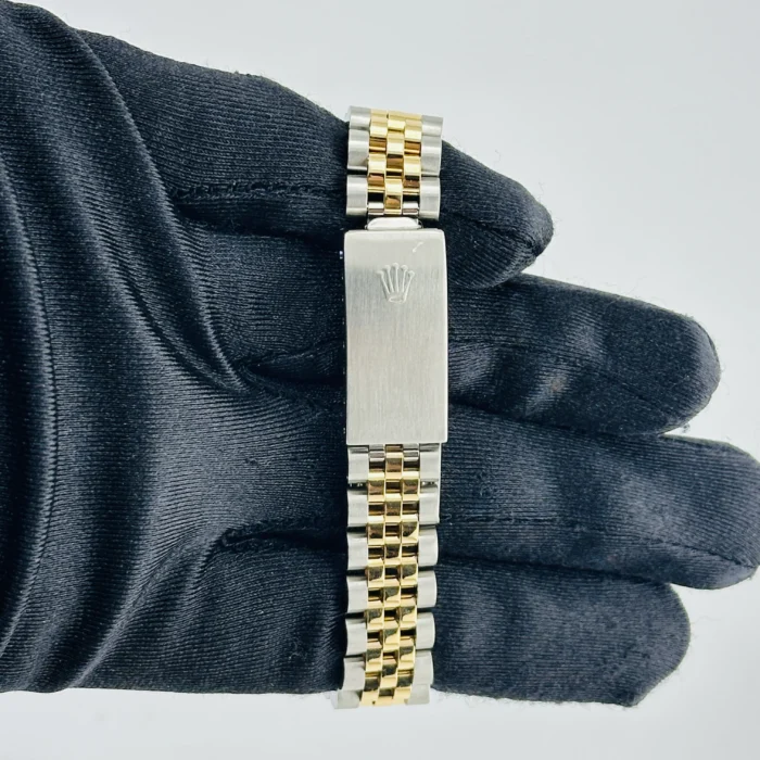 Rolex Datejust AM White MOP Diamond Dial on D-Link Jubilee Bracelet Ref. 68273 with Papers 1993 - Image 3
