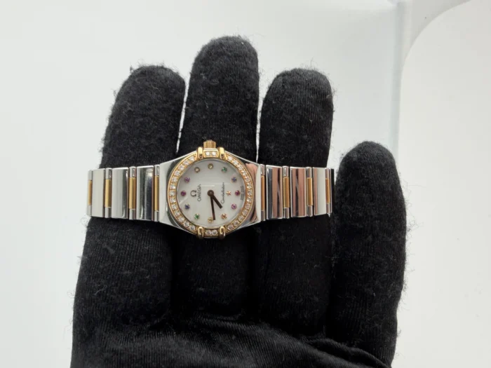 Omega Constellation White MOP Stone Dial Ref. 1368.79.00 with Card 2012 - Image 2