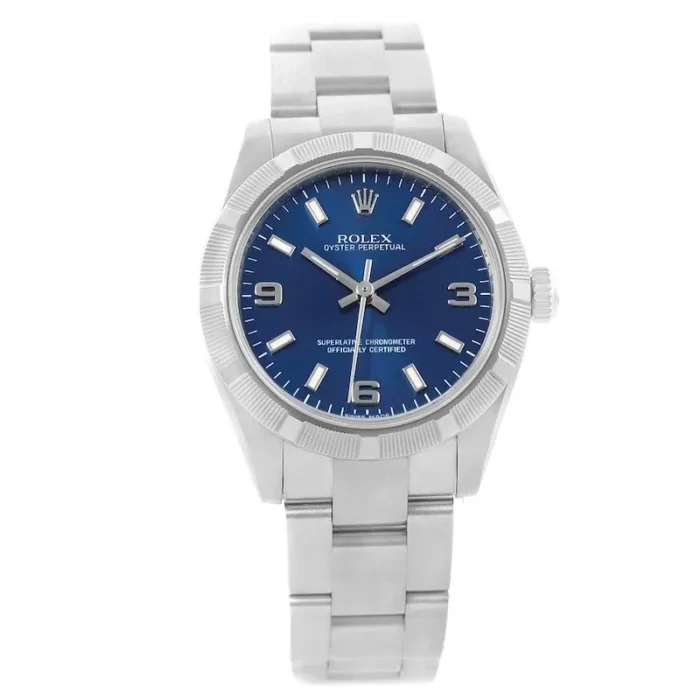 Rolex Oyster Perpetual Blue Dial on Oyster Ref. 177210 - Image 1