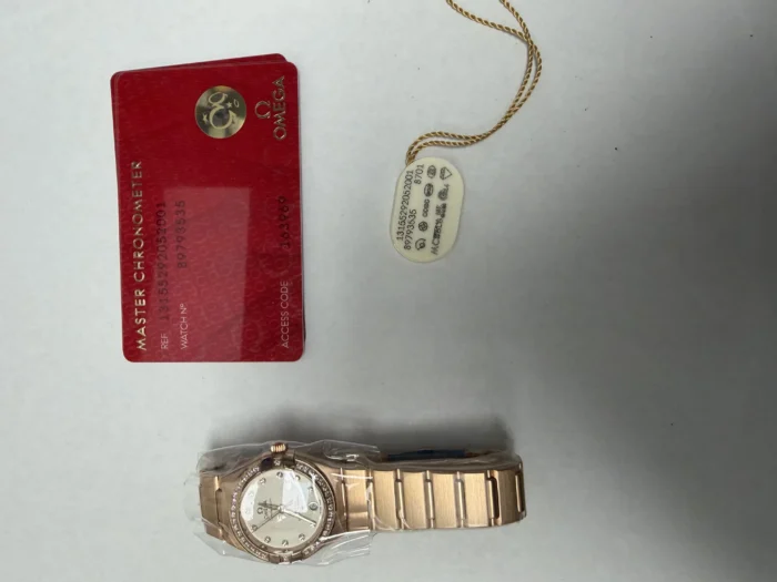 Omega Constellation Silver Diamond Dial Ref. 131.55.29.20.52.001 with Card - Image 5
