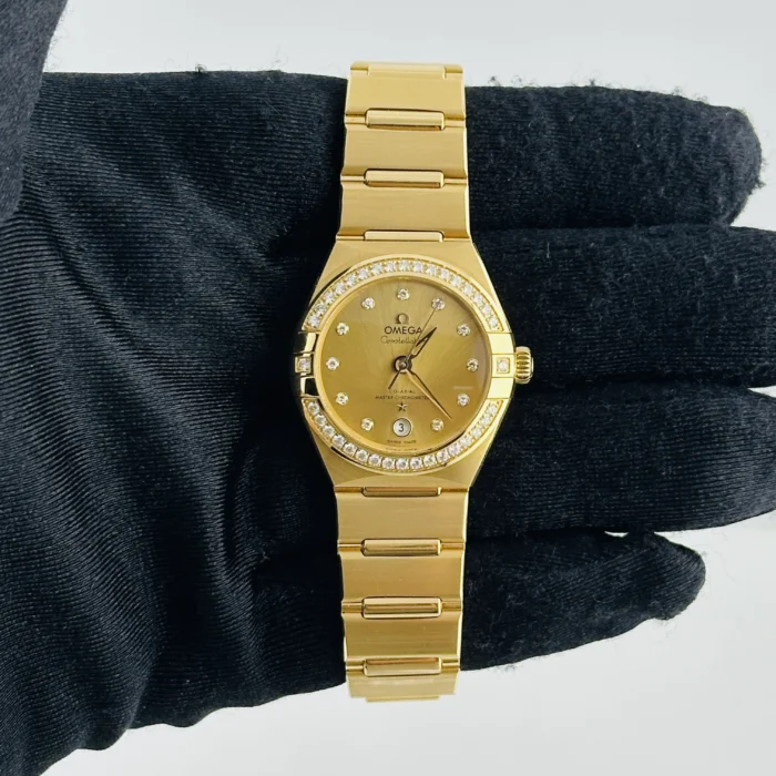 Omega Constellation Champagne Diamond Dial on Bracelet Ref. 131.55.29.20.58.001 with Card 2024 - Image 2