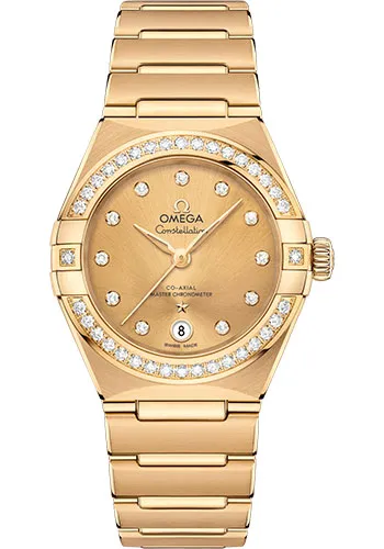 20944450_baiddlmg0kjg30na6q5xs2izb0zd.webp Omega Constellation Champagne Diamond Dial on Bracelet Ref. 131.55.29.20.58.001 with Card 2024 - Image 1