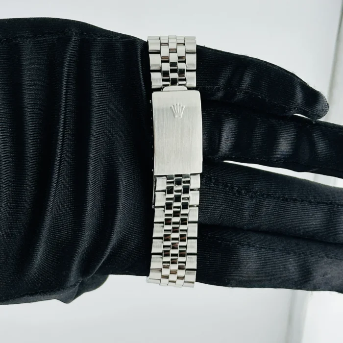 Rolex Datejust Thunderbird Silver Stick Dial on Folded Jubilee Bracelet Ref. 1625 - Image 3