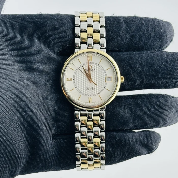 Omega De Ville Silver Dial on 2-Tone Bracelet Ref. 7314.31.00 - Image 1