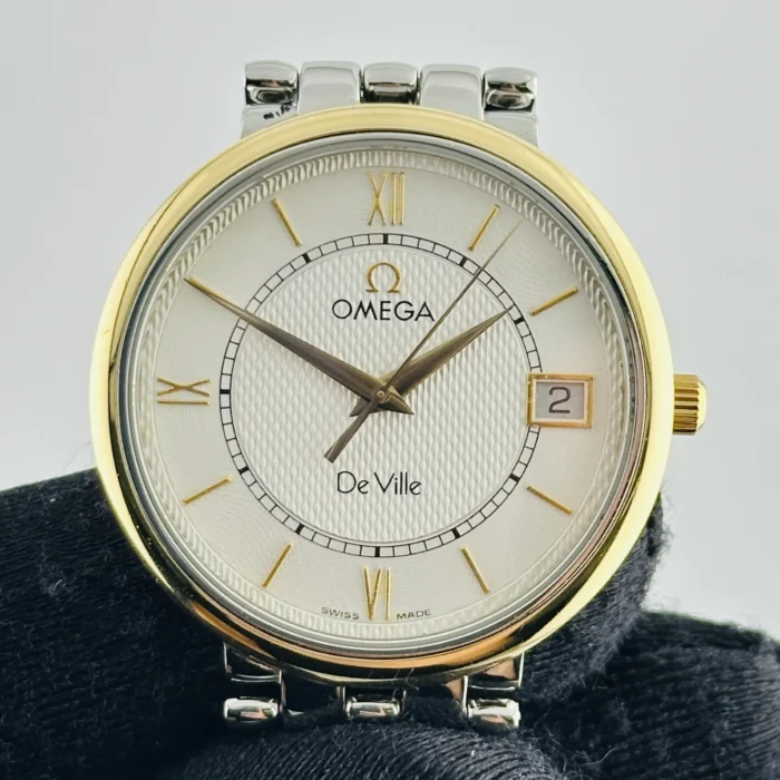 Omega De Ville Silver Dial on 2-Tone Bracelet Ref. 7314.31.00 - Image 2