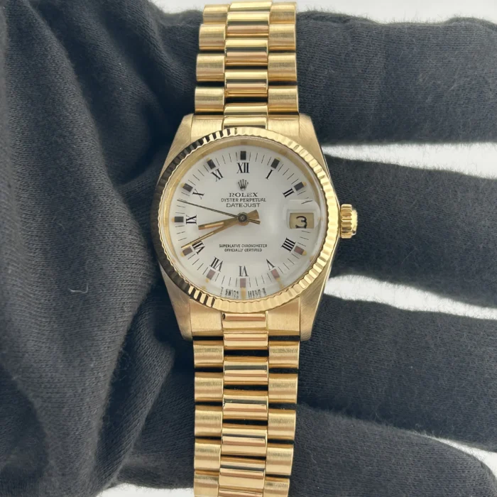 20947242_br1eau9b17uv9yavbtzhxaoetvnr.webp Rolex Datejust Stick Dial on Oyster Ref. 6827 - Image 1