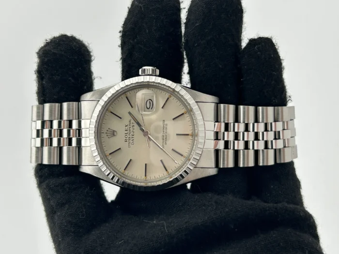 Rolex Datejust 36 Silver Stick Dial on Jubilee Ref. 16030 - Image 2