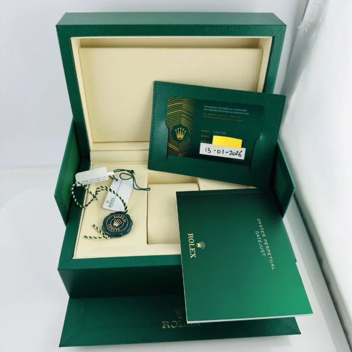 Rolex Datejust Blue Dial on D-Link Jubilee Bracelet Ref. 126334 with Card (New Style Green) 2026 - Image 7