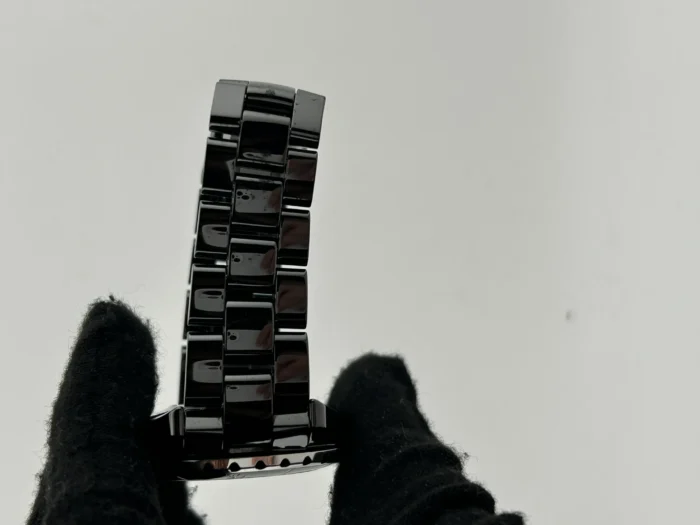 Chanel J12 Black Dial on Ceramic and Steel Bracelet Ref. H0685 with Card 2011 - Image 5