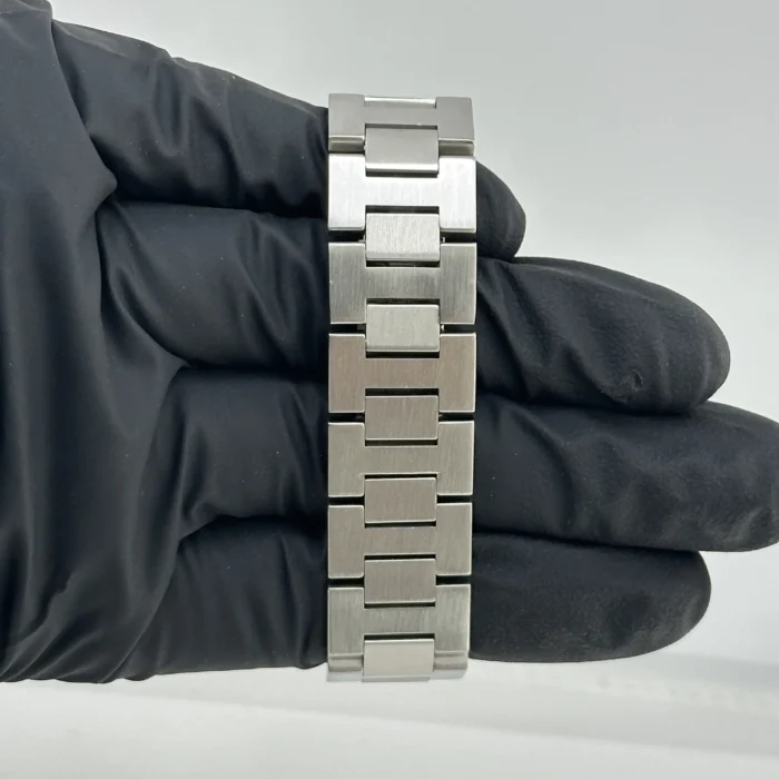 Cartier Pasha C White Arabic w Gold Markers Dial on Stainless Steel Bracelet Ref. 2324 / W31015M7 - Image 4