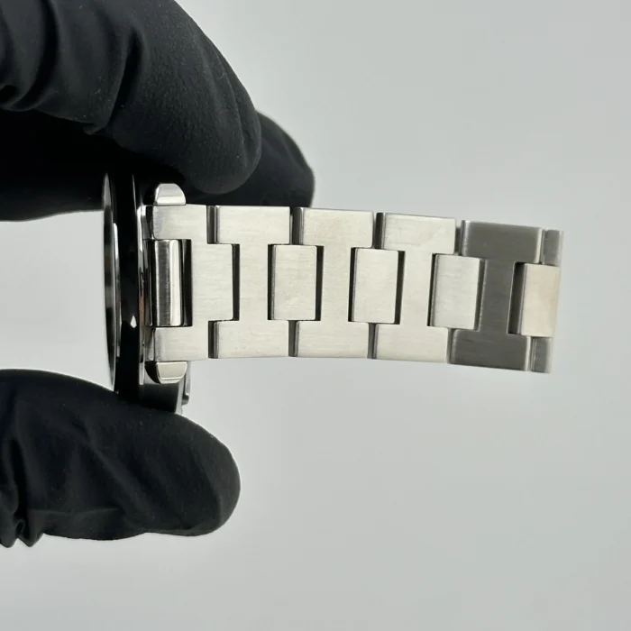 Cartier Pasha C White Arabic w Gold Markers Dial on Stainless Steel Bracelet Ref. 2324 / W31015M7 - Image 5