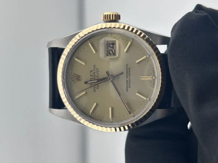 Rolex Datejust 36 Champagne Stick Dial on Jubilee Ref. 16013 - Image 2