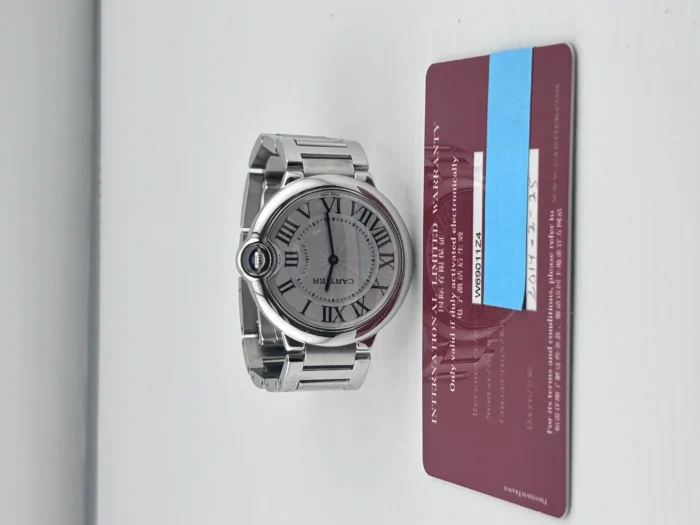 Cartier Ballon Bleu Silver Dial on Steel Ref. W69011Z4 with Card 2014 - Image 7