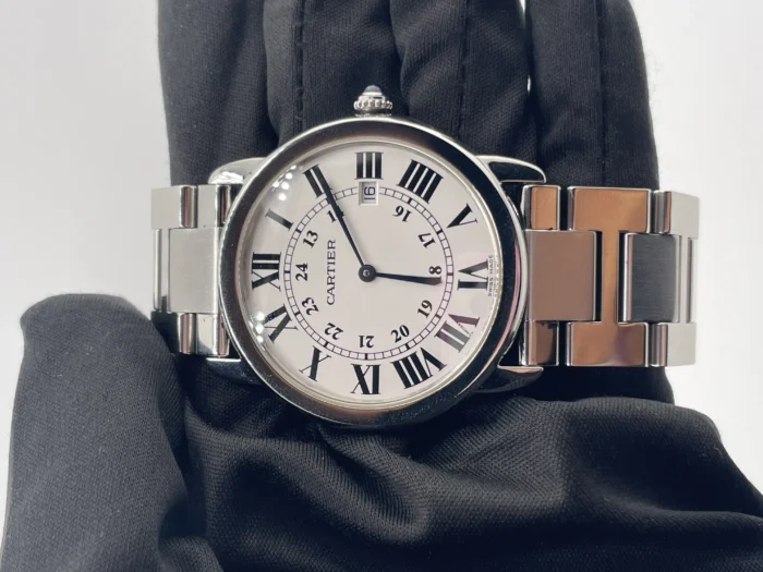 Cartier Ronde Solo Silver Dial on Bracelet Ref. W6701005 - Image 2