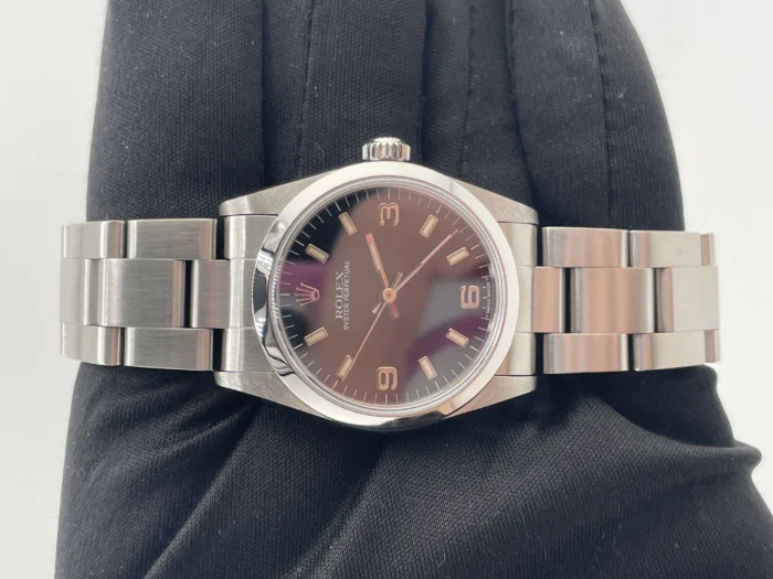 Rolex Oyster Perpetual Black Dial on Oyster Ref. 77080 - Image 3