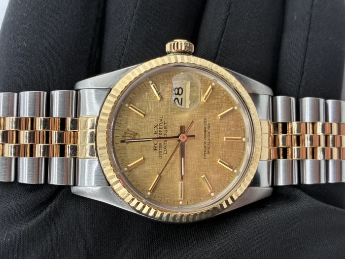 Rolex Datejust Champagne stick Dial on Jubilee Ref. 16013 - Image 1