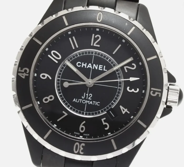 Chanel J12 Matte Black Dial on ceramic and steel Ref. H3131 with Card 2013 - Image 1